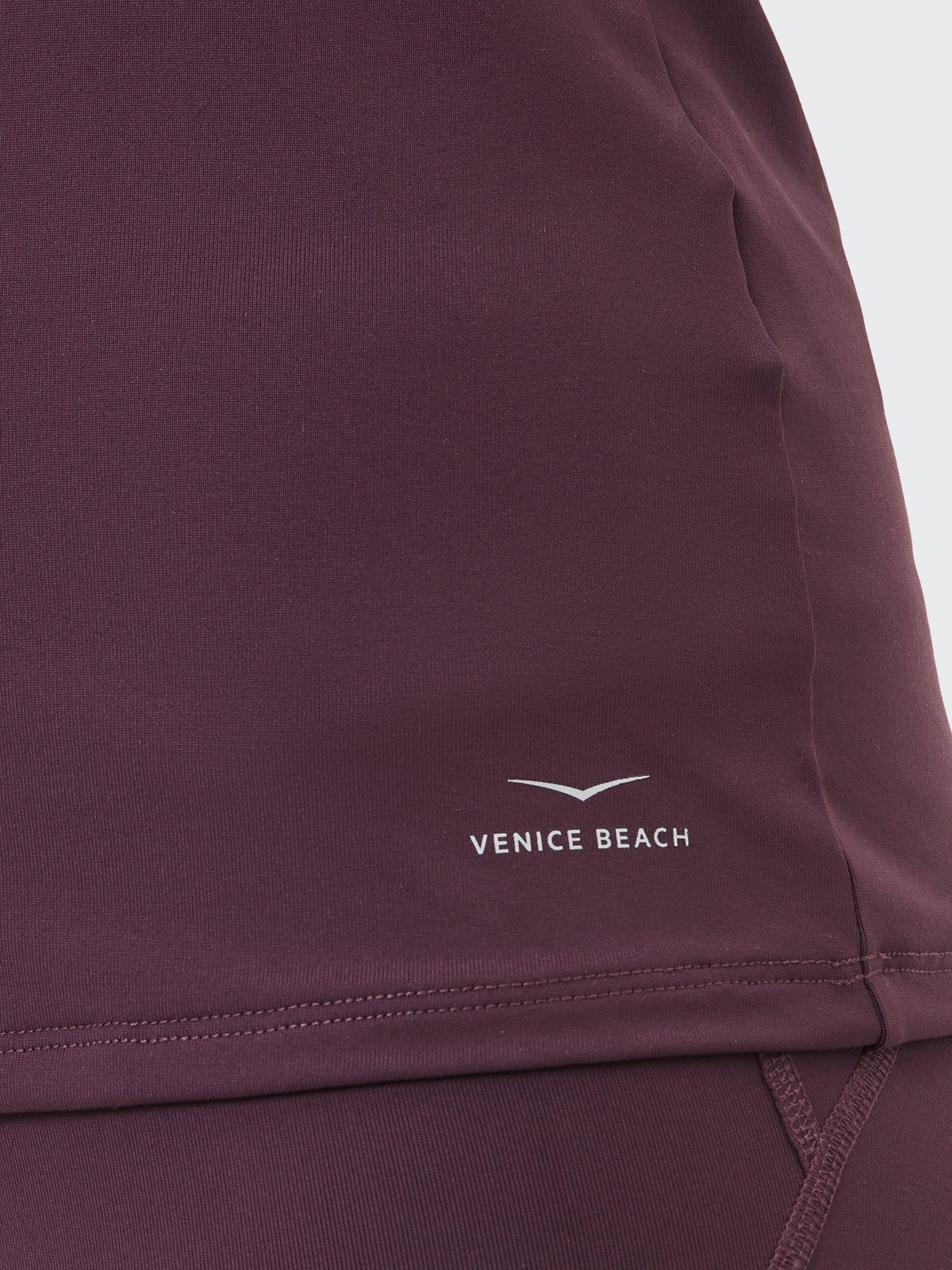 Product image 7 of 7, which shows Venice Beach Eleam V-Neck Sports T-Shirt, Dark Grape, S