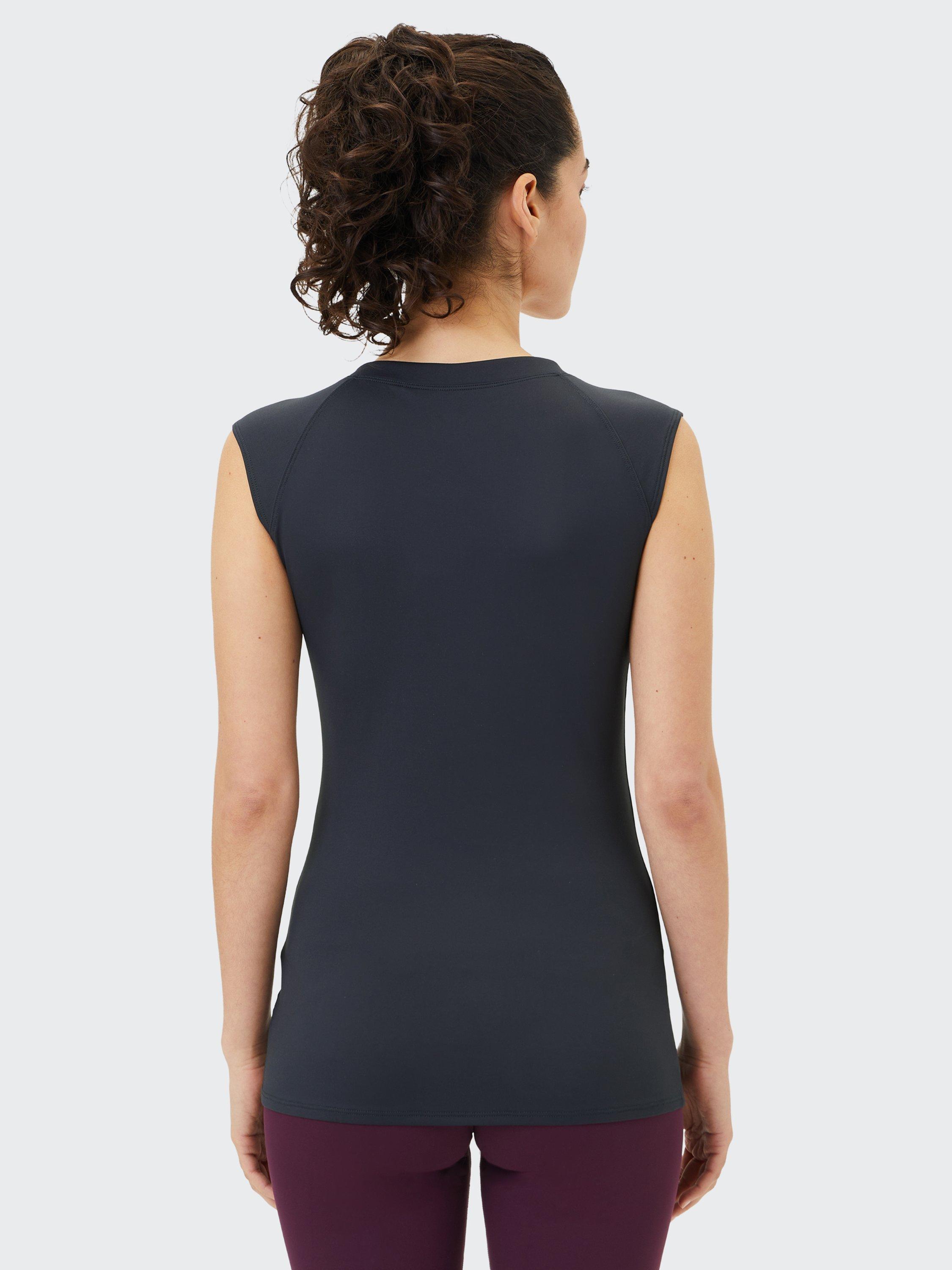 Product image 2 of 7, which shows Venice Beach Eleam V-Neck Sports T-Shirt, Graphit, S