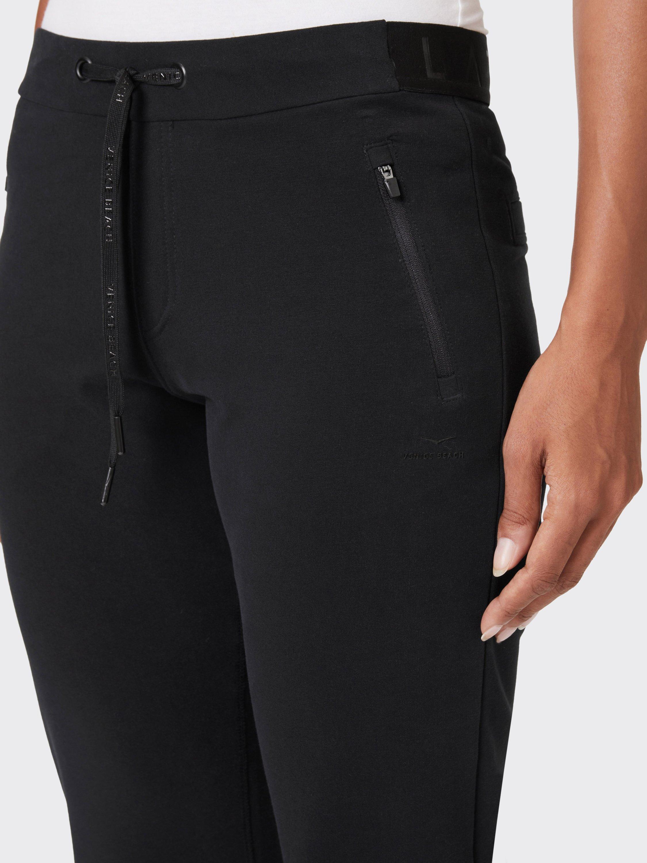 Product image 6 of 7, which shows Venice Beach Shelly Slim Fit Sports Trousers, Black, XS