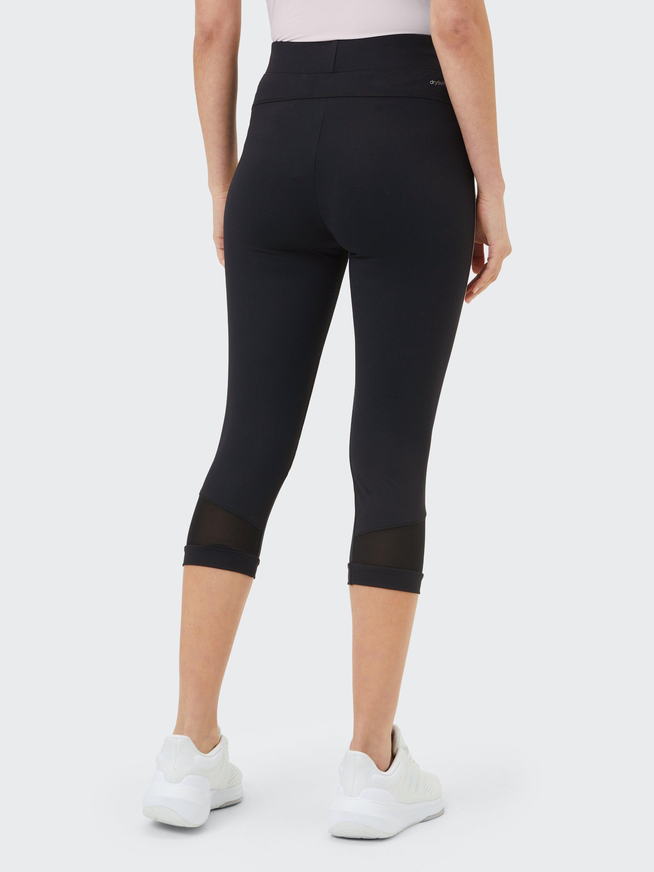 Product image 2 of 7, which shows Venice Beach Kim 3/4 Sports Leggings, Black_tinted Rose, XS