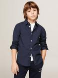 Tommy Hilfiger Kids' Cotton Blend Poplin Shirt