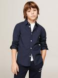 Tommy Hilfiger Kids' Cotton Blend Poplin Shirt