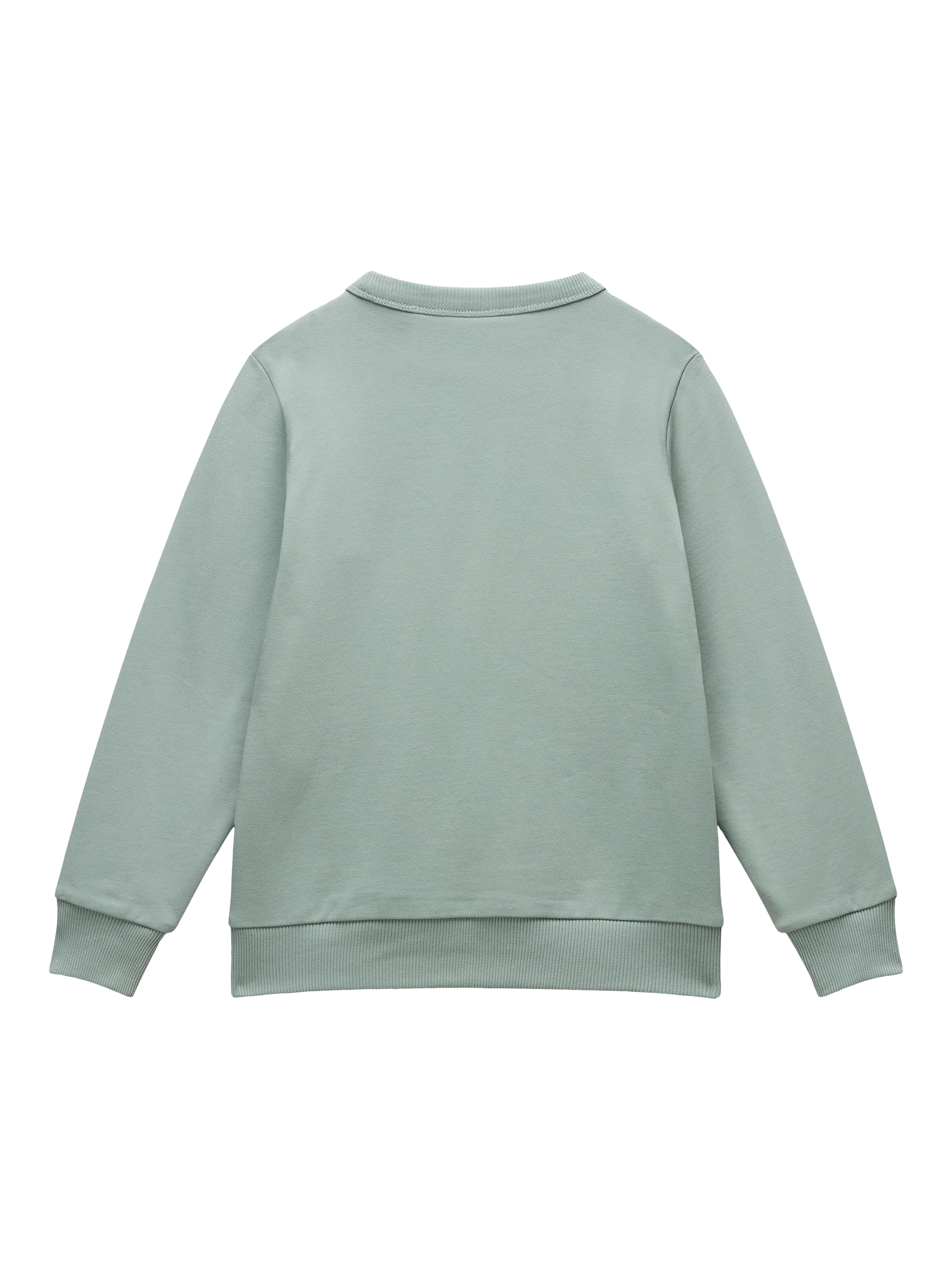 Product image 2 of 3, which shows Napapijri Kids' Chamois Cotton Sweatshirt, Green Mil, 8 years