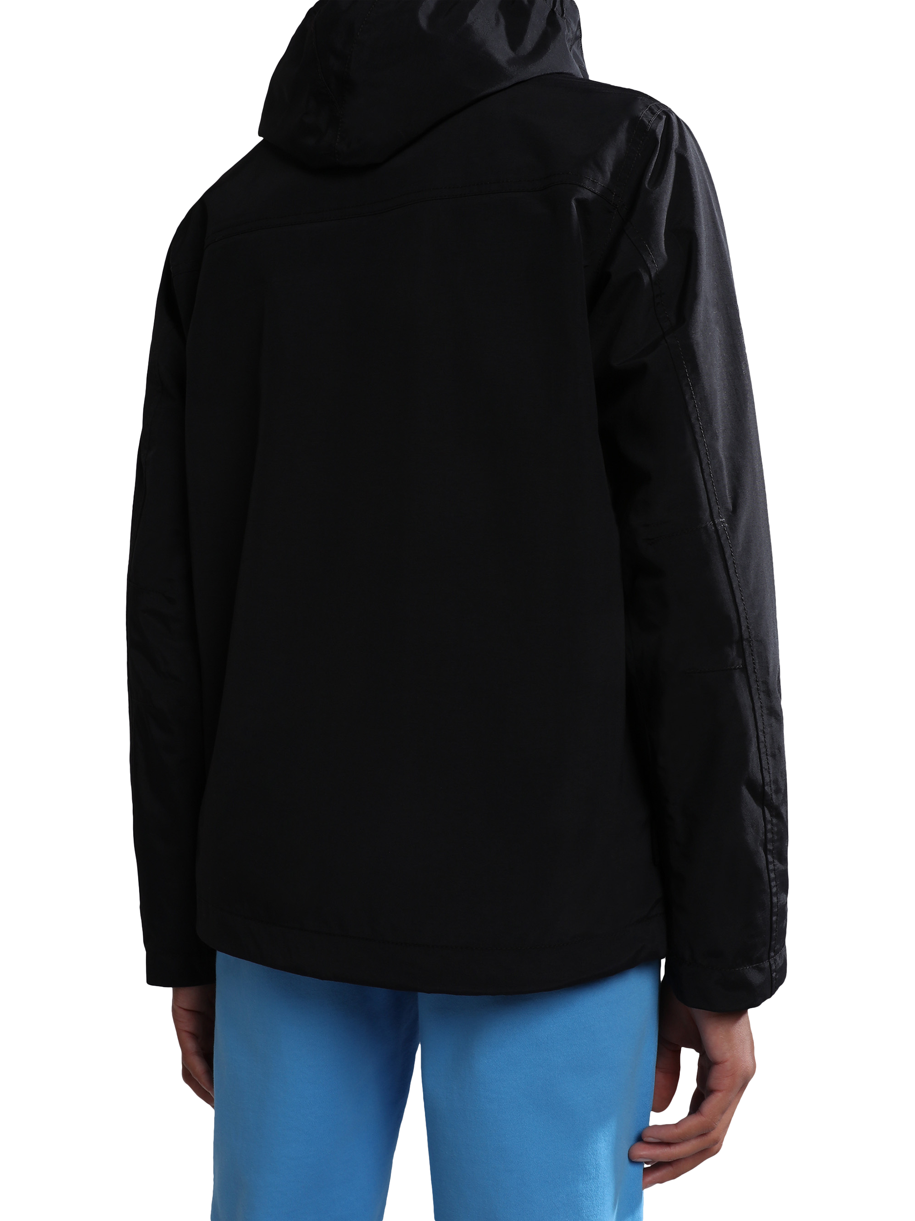 Product image 5 of 10, which shows Napapijri Kids' Rainforest Waterproof Anorak, Black, 8 years