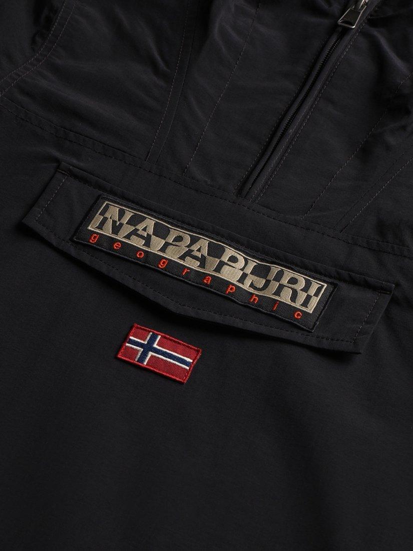Product image 8 of 10, which shows Napapijri Kids' Rainforest Waterproof Anorak, Black, 8 years