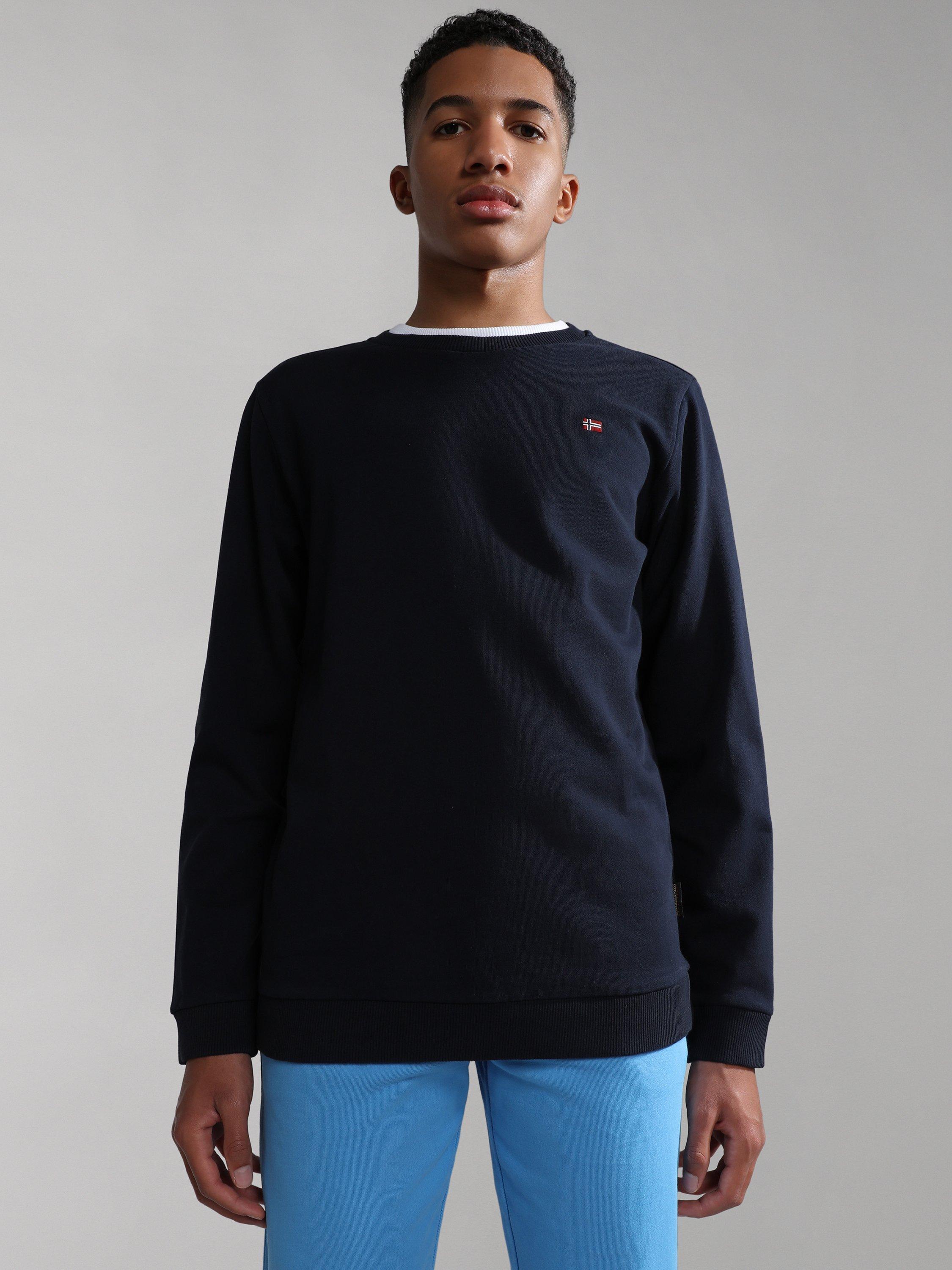 Product image 7 of 7, which shows Napapijri Kids' Balis Cotton Sweatshirt, Blu Marine, 6 years