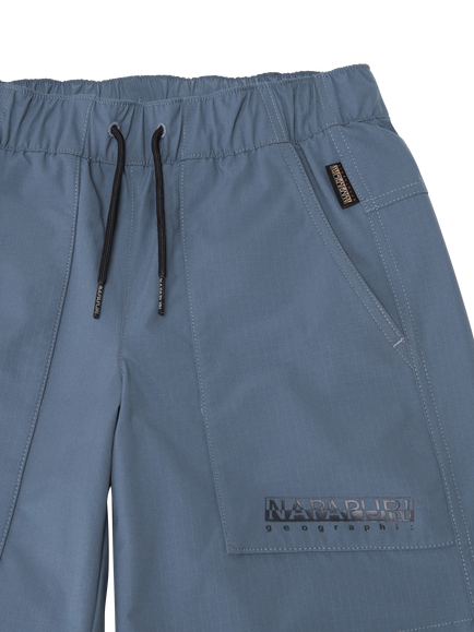 Napapijri Kids' Marem Woven Shorts, Stormy Wheat - view 2, Stormy Wheat