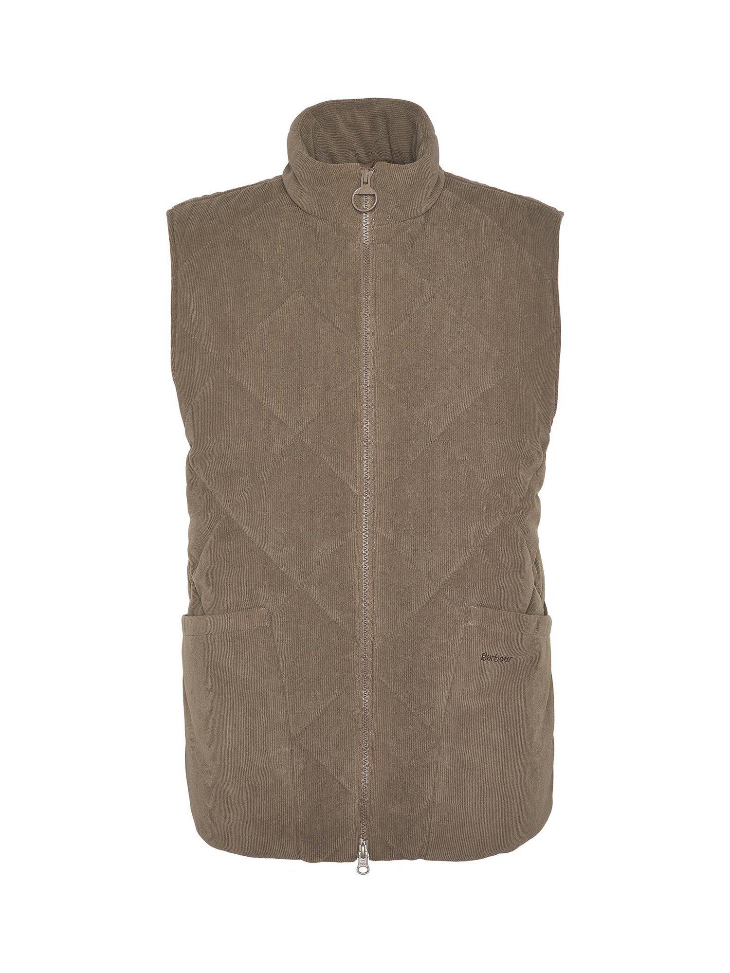 Product image 4 of 6, which shows Barbour Cord Liddesdale Gilet, Fossil, S