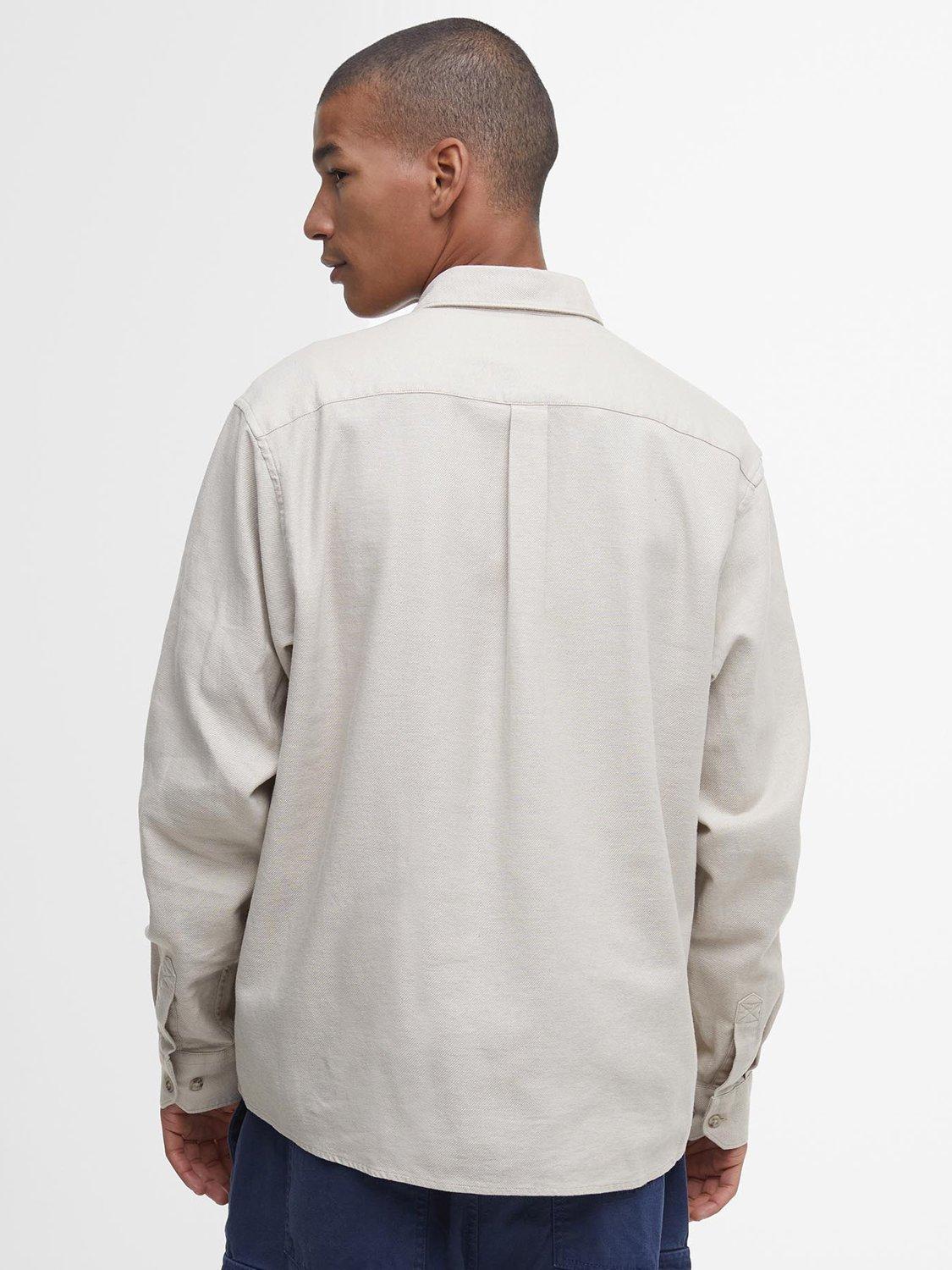 Product image 2 of 6, which shows Barbour Angelo Relaxed Long Sleeve Shirt, Mist, S