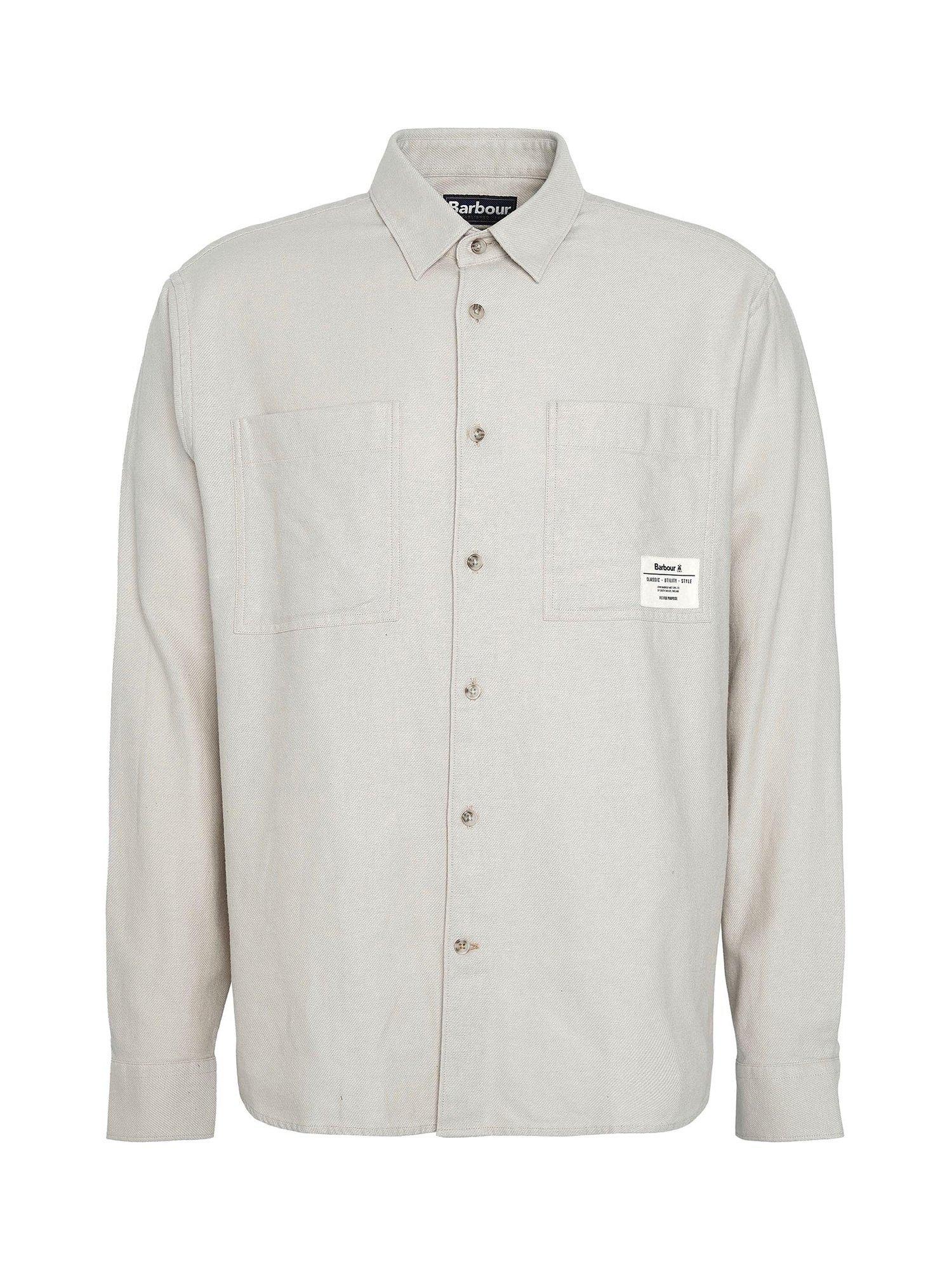 Product image 4 of 6, which shows Barbour Angelo Relaxed Long Sleeve Shirt, Mist, S