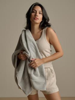 Bedfolk Plush Cotton Towels - view 2, Mist