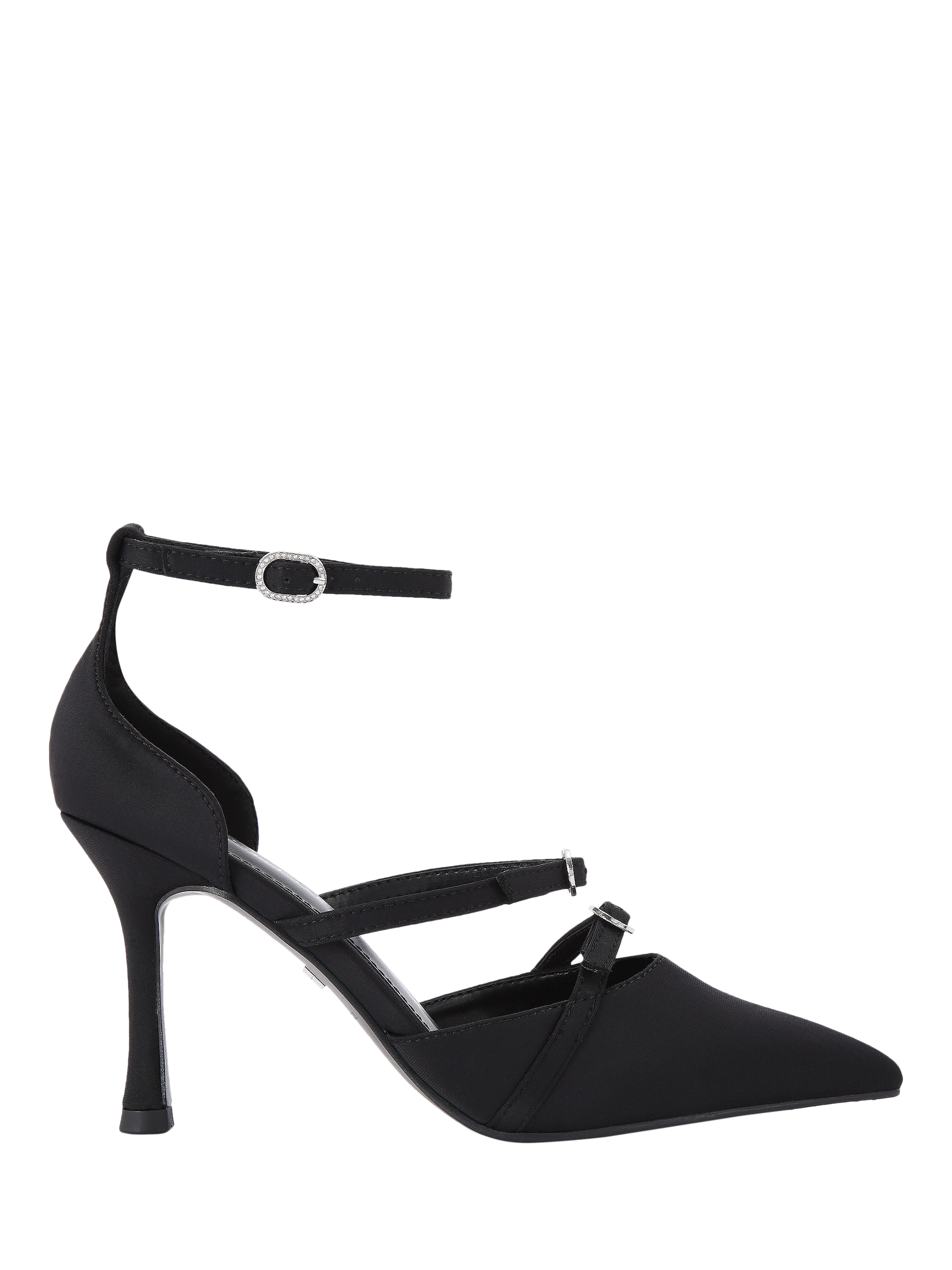 KG Kurt Geiger Flavour Pointed Heeled Courts, Black
