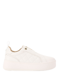 KG Kurt Geiger Lighter Laceless Quilted Chunky Trainers, White