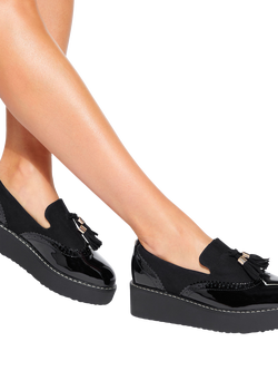 KG Kurt Geiger More Chunky Slip On Loafers, Black Black - view 2, Black Black
