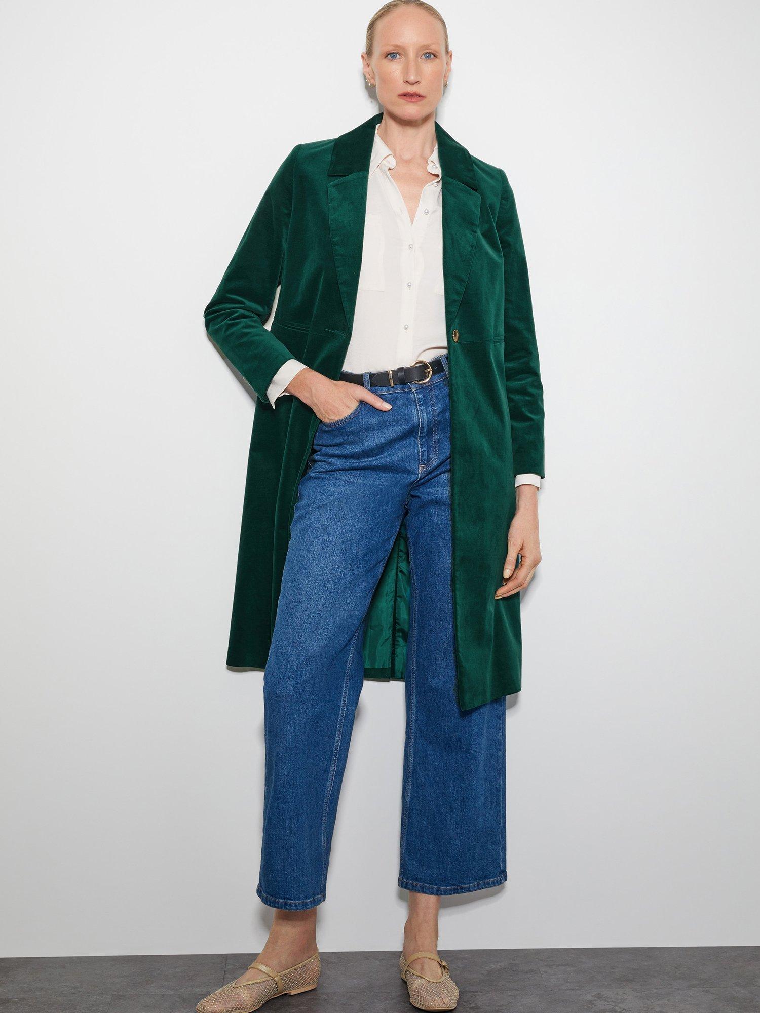 Monsoon teal coat clearance