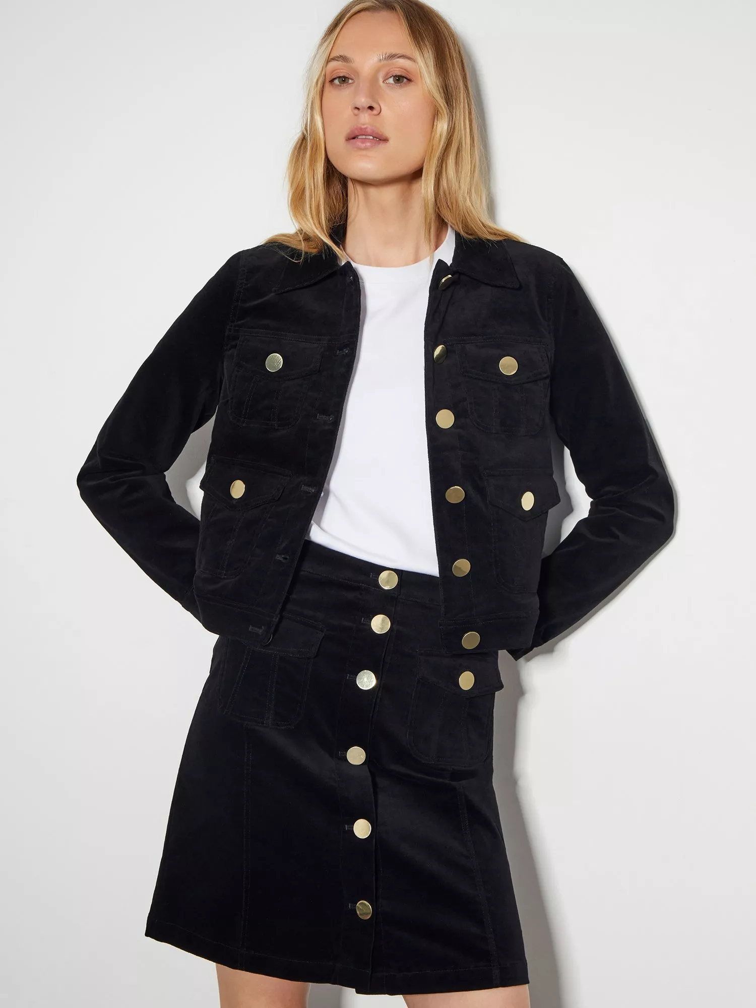 Monsoon cropped jacket store