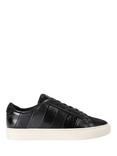 Kurt Geiger London Lane Leather Stripe Trainers, Black