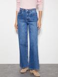 Monsoon Rita Embellished Jeans, Mid Authentic Blue