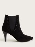 Monsoon Oriana Suede Slim Kitten Heeled Ankle Boots