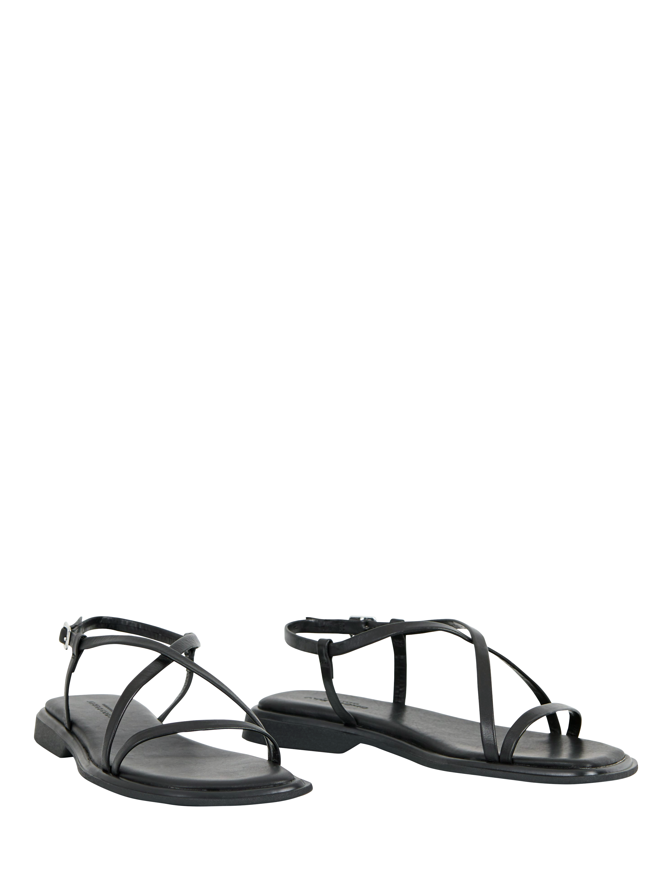 Product image 2 of 3, which shows Vagabond Shoemakers Izzy Leather Strappy Sandals, Black, 5