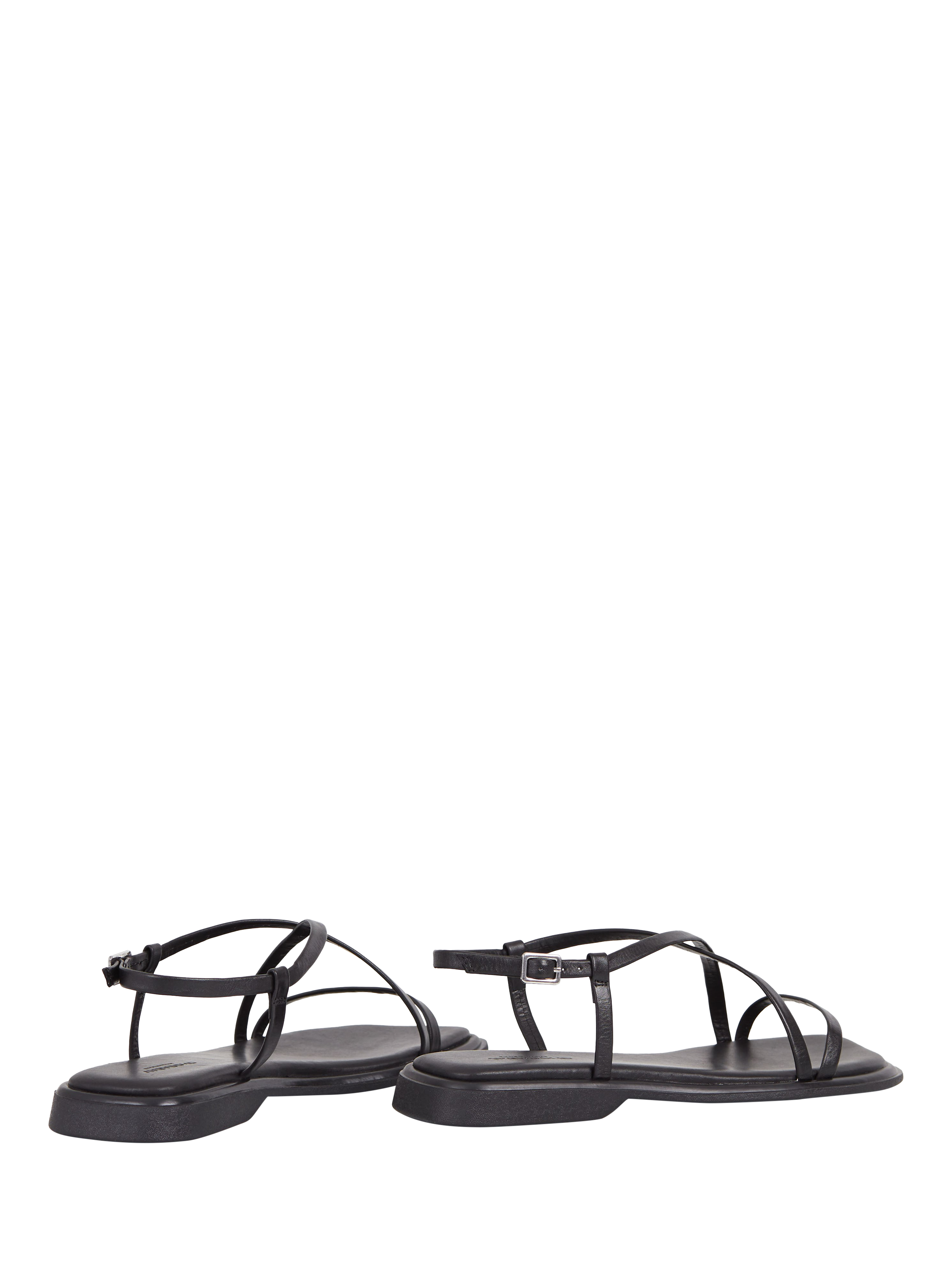 Product image 3 of 3, which shows Vagabond Shoemakers Izzy Leather Strappy Sandals, Black, 5