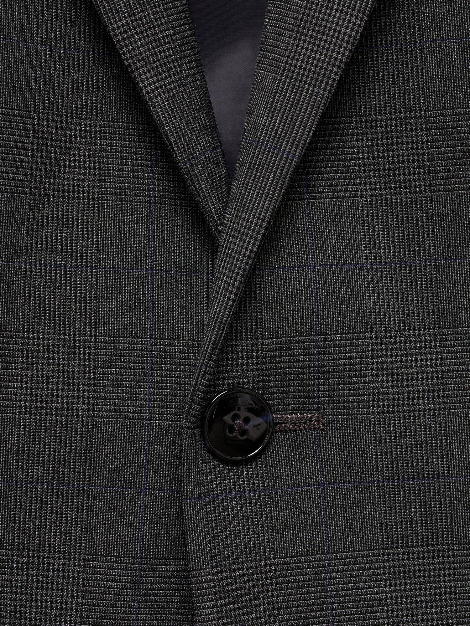 Product image 8 of 8, which shows Mango Paris Super Slim Fit Blazer, Medium Grey, 34