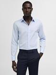 Mango Emeritol Cotton Slim Fit Shirt, Lt-pastel Blue