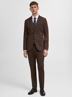 Mango Paris Super Slim Fit Blazer, Medium Brown - view 2, Medium Brown