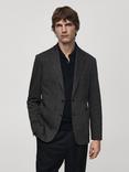 Mango Aneto Blazer, Charcoal