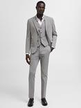 Mango Paris Super Slim Fit Blazer, Grey