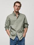 Mango Nimes Cotton Blend Regular Fit Shirt
