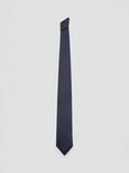 Mango Mulberry Silk Tie, Navy