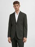 Mango Milan Slim Fit Blazer, Green