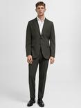 Mango Milan Slim Fit Blazer, Green