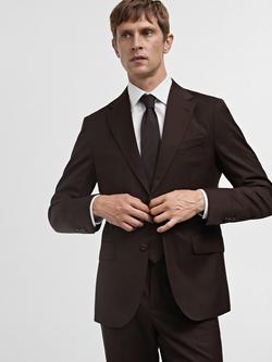 Mango Venecia Blazer, Brown, Brown