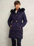 Hobbs Alis Puffer Jacket, Navy