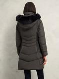 Hobbs Jaymie Puffer Coat, Charcoal