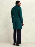 Hobbs Petite Cavendish Wool Coat, Kyanite Green