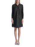 James Lakeland Pleated Shirt Dress, Grey