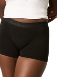 Modibodi Teen Hipster Boyshort Period Knickers, Moderate to Heavy Absorbency, Black