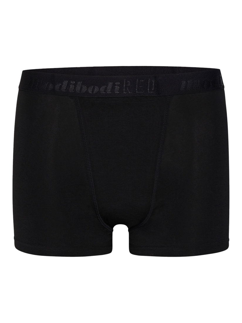 Product image 5 of 6, which shows Modibodi Teen Hipster Period Boyshorts, Super Absorbency, Black, 8-10