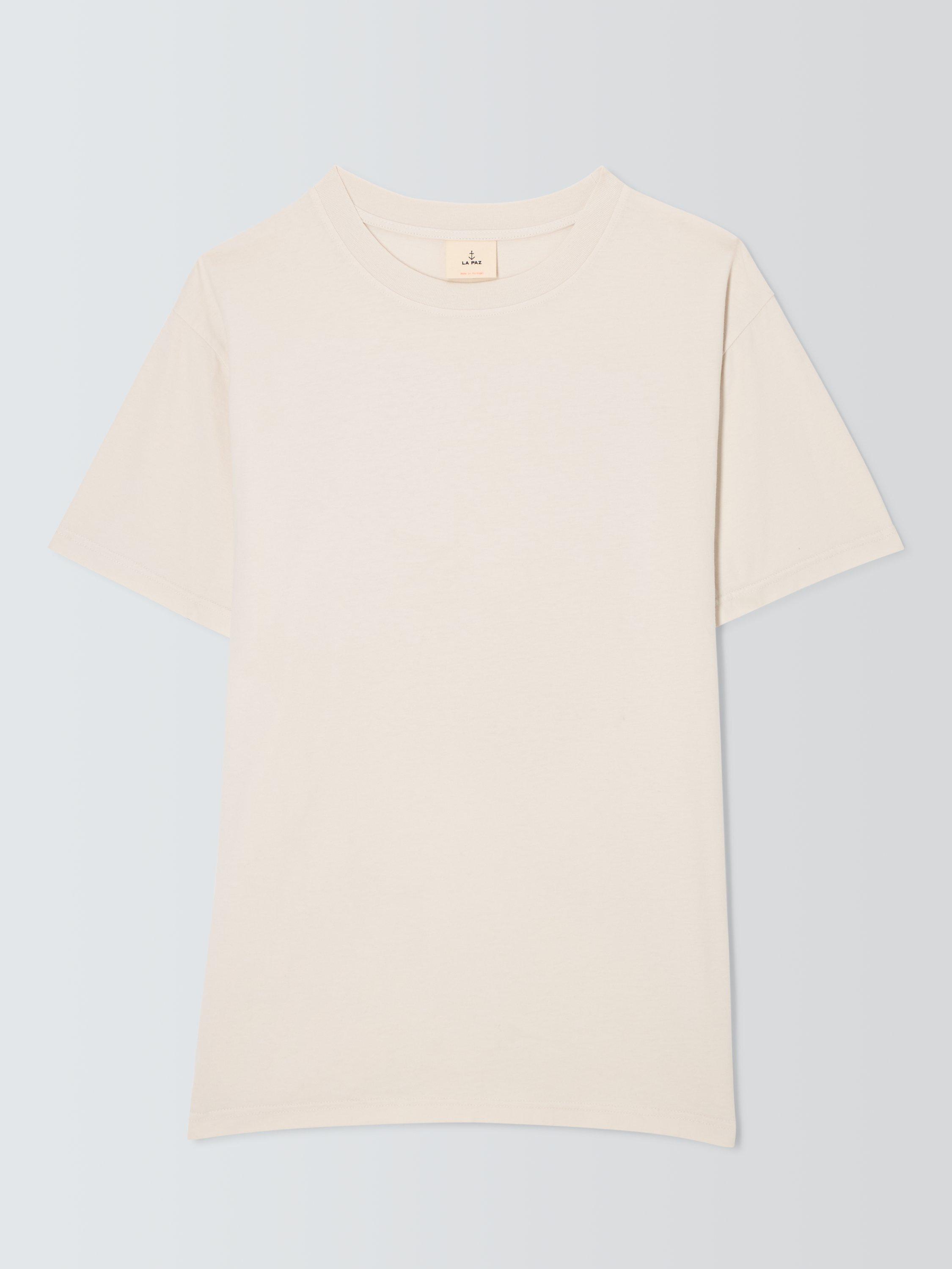 Product image 4 of 6, which shows La Paz Botelho Cotton T-Shirt, Swallow Postcard, M