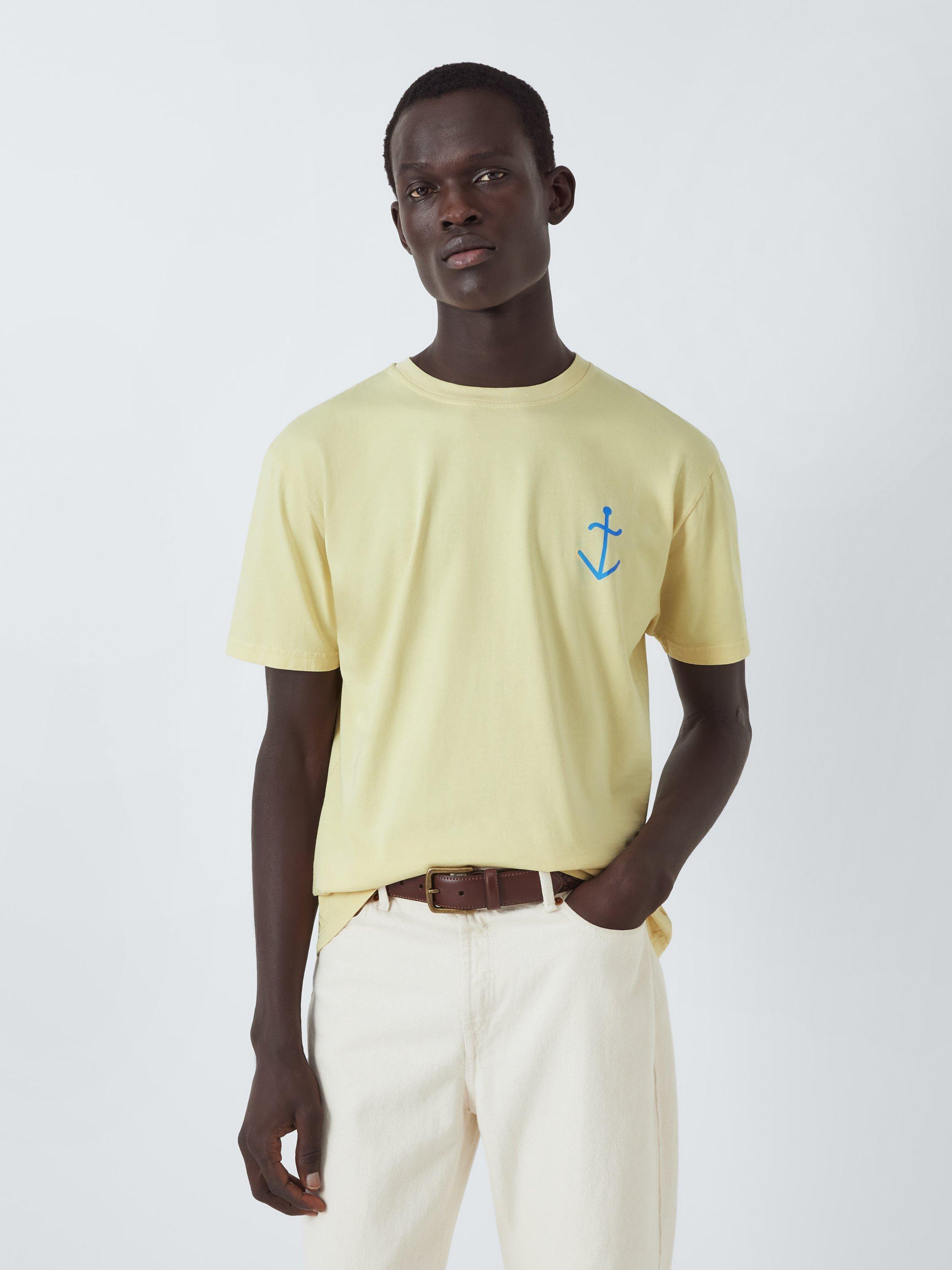 Product image 1 of 6, which shows La Paz Dantas Cotton T-Shirt, Yellow Azure, XL
