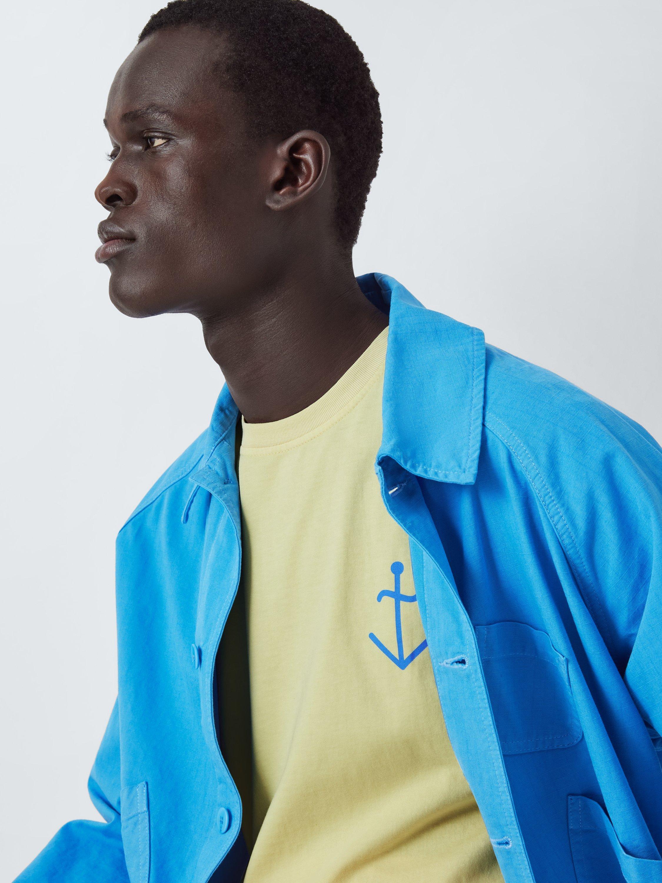 Product image 6 of 6, which shows La Paz Dantas Cotton T-Shirt, Yellow Azure, XL