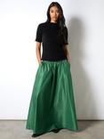 Ro&Zo Petite Full Maxi Skirt, Green