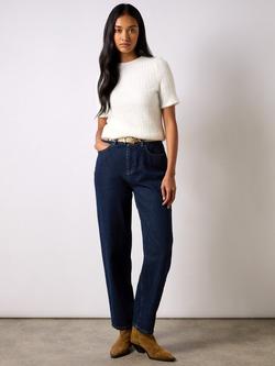 Ro&Zo Fluffy Rib Top - view 2, White