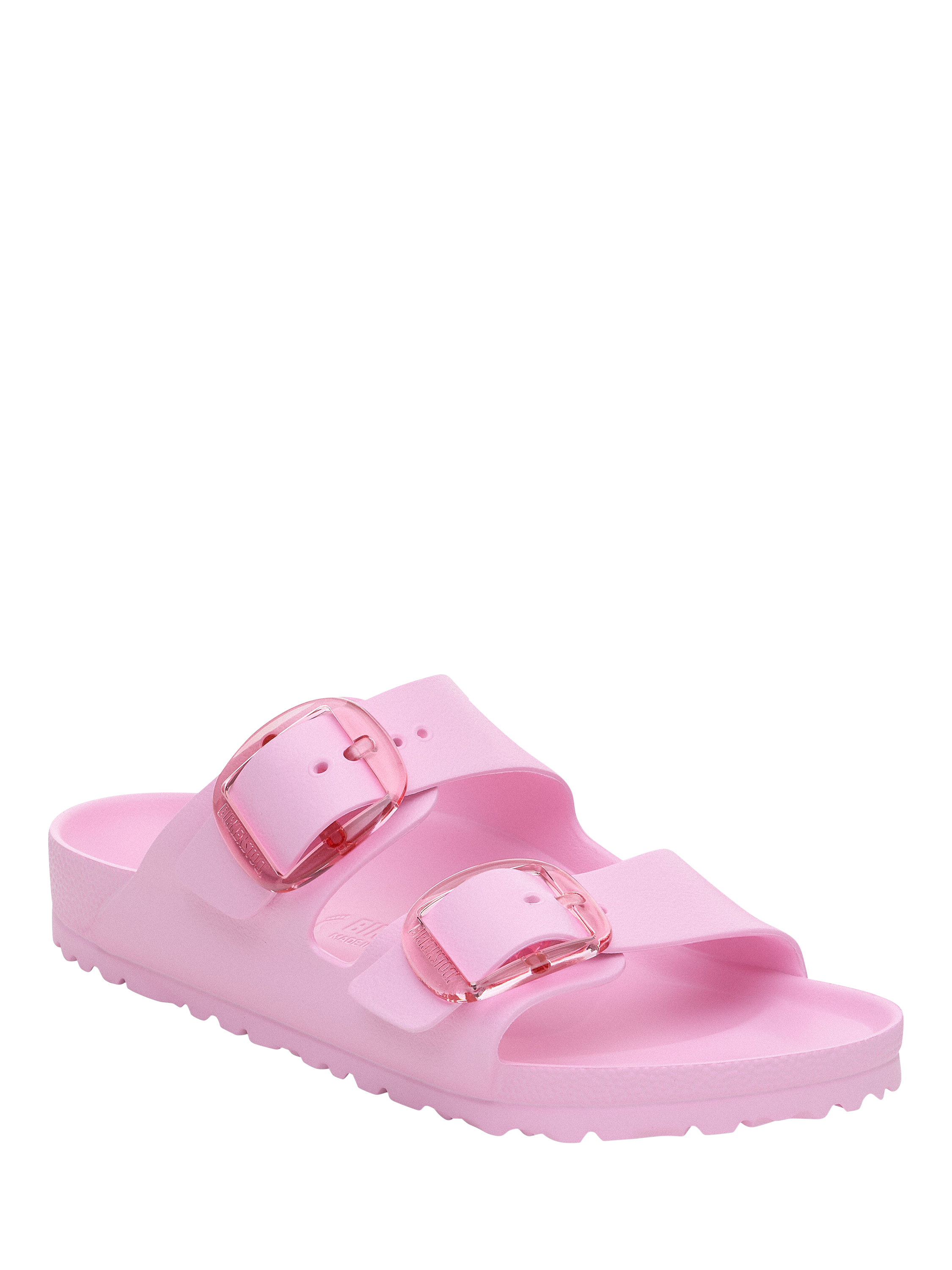 Product image 2 of 3, which shows Birkenstock Arizona EVA Double Strap Sandals, Fondant Pink, EU36