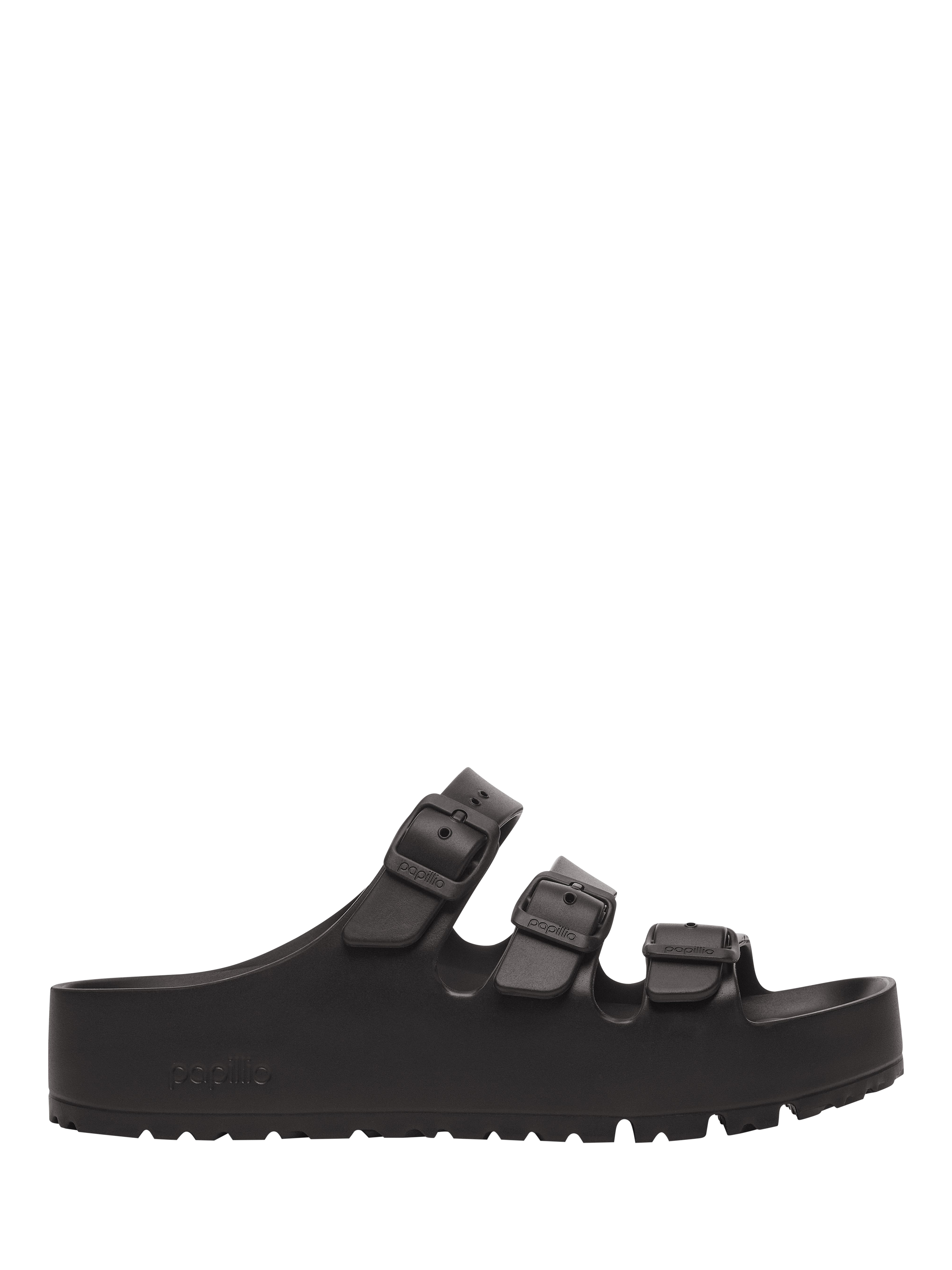 Product image 2 of 3, which shows Birkenstock Florida Flex EVA Slider Sandals, Black, EU36