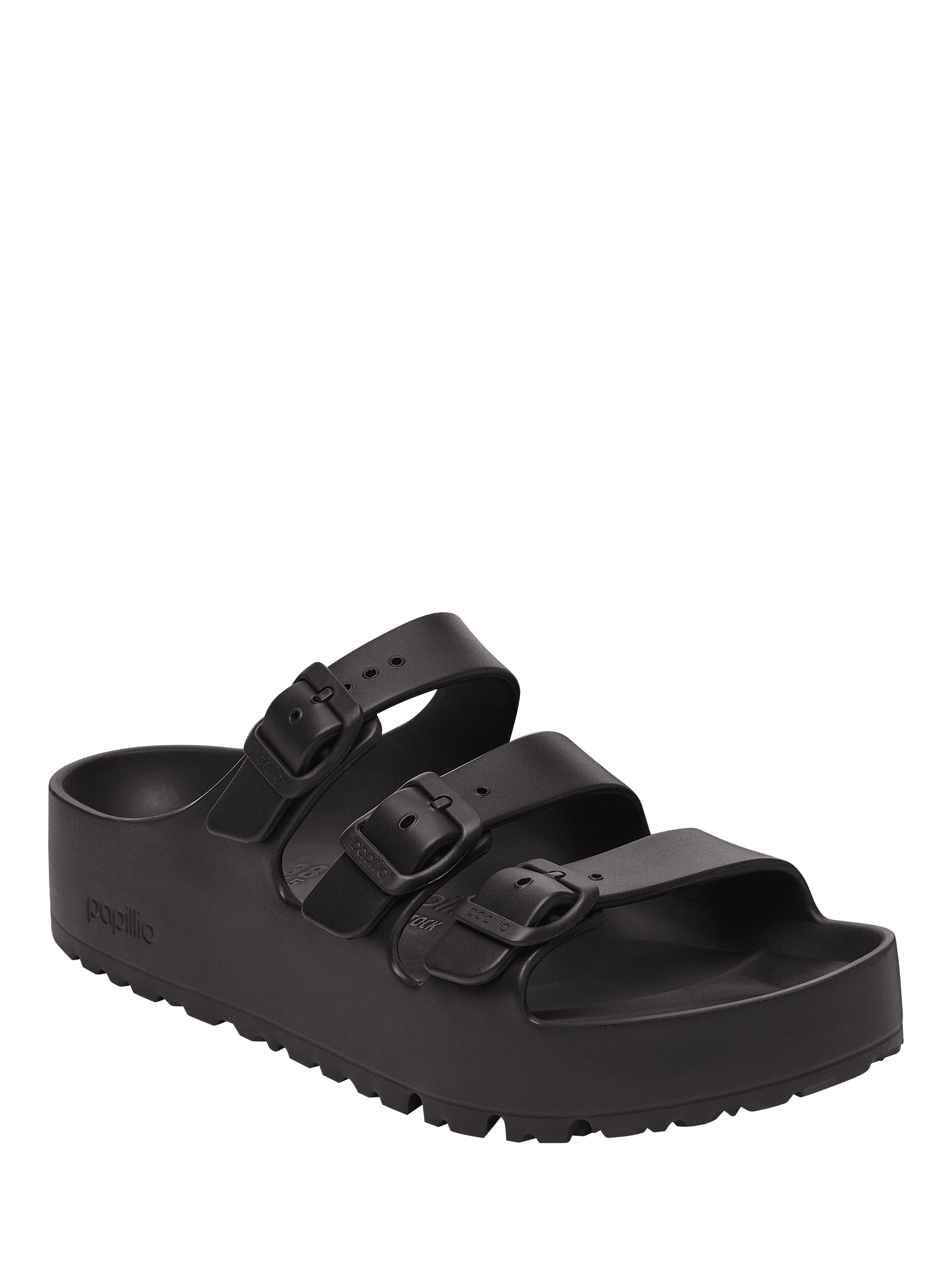 Product image 3 of 3, which shows Birkenstock Florida Flex EVA Slider Sandals, Black, EU36