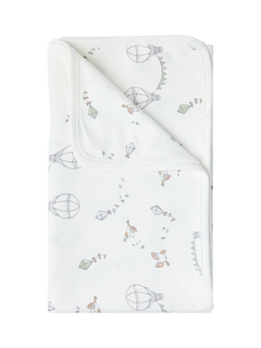 Lindex Organic Cotton Baby Shaw, White